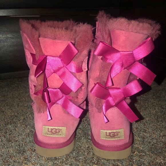 UGG Shoes - Pink Bailey Bow UGGs!💕